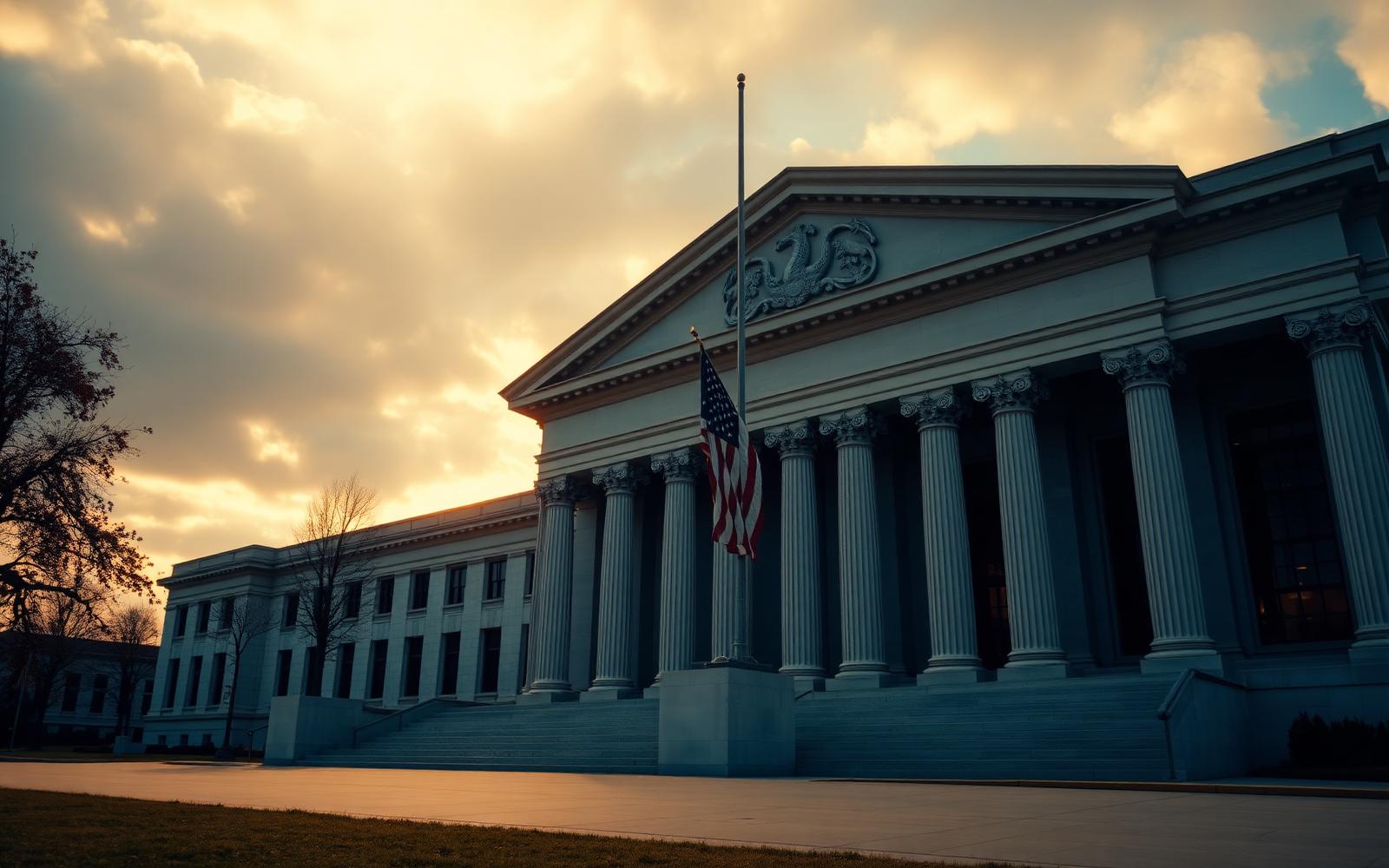 Government facility with classical columns